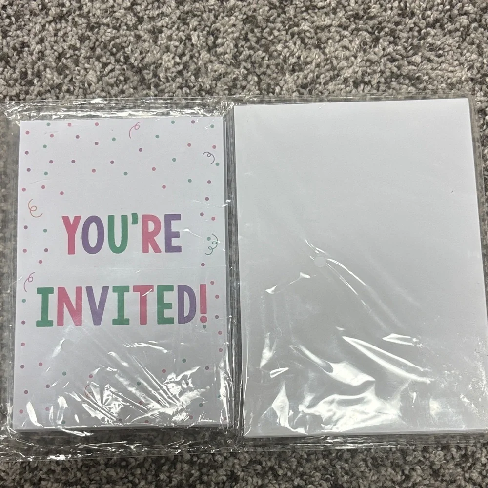 3rd birthday invitations- Ice cream theme